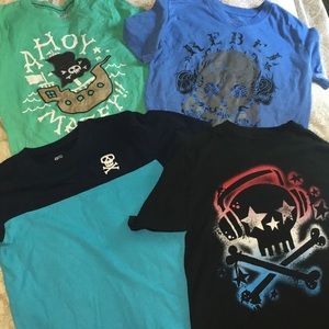 Boys tee shirt bundle size 6-8